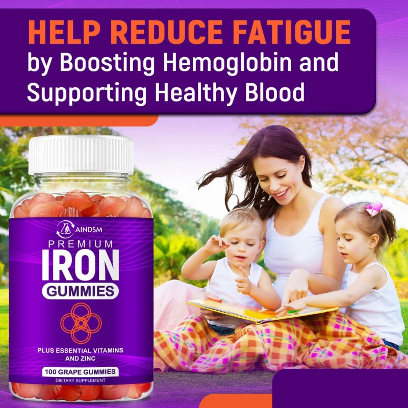 Iron Gummies Manufacturer - Vitamin C Iron Supplement Immune System Gummy