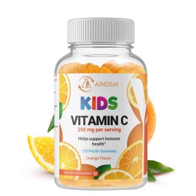 Vitamin C Gummies Manufacturer - Custom Color Sugar Free Immune Support Gummy Bears