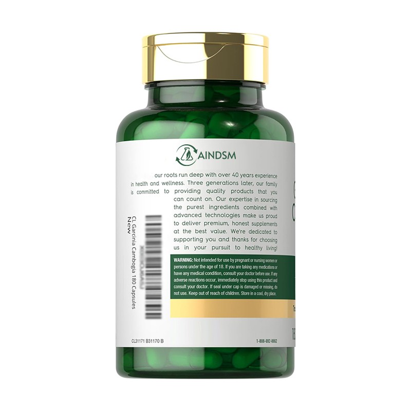 Garcinia Cambogia Capsules Factory - Custom Fat Burn Body Slim Appetite Suppressant