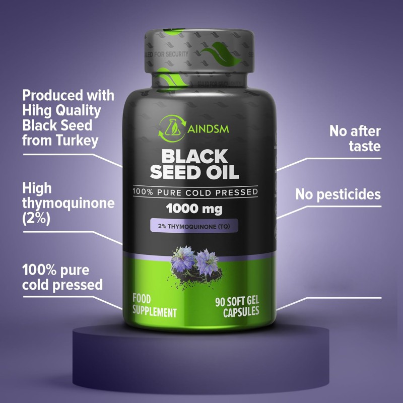 Black Seed Oil Softgel Supplier - Cold Pressed Organic Black Seed Oil Digestion