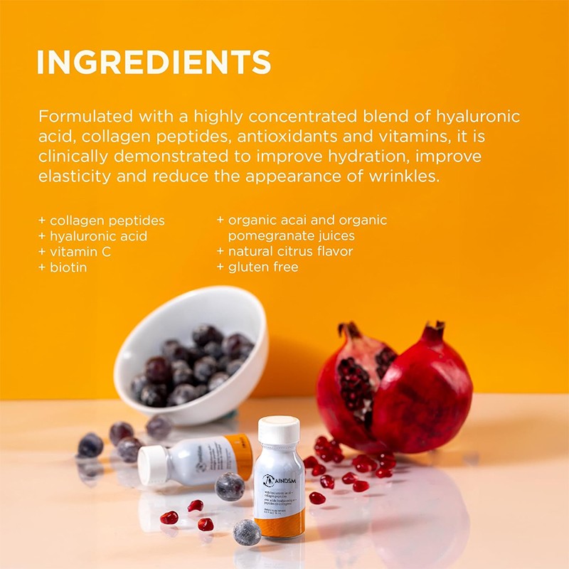 Collagen Protein Liquid Supplier - Vitamin C D Healthy Aging Immune Support Drink