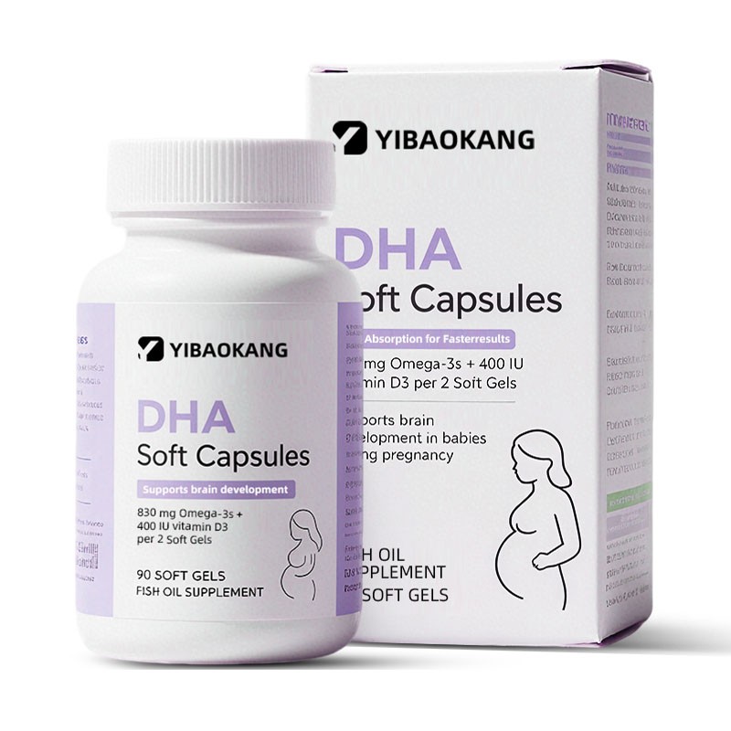 DHA Omega 3 Softgel Manufacturer - 480mg Vitamin D3 Pregnancy