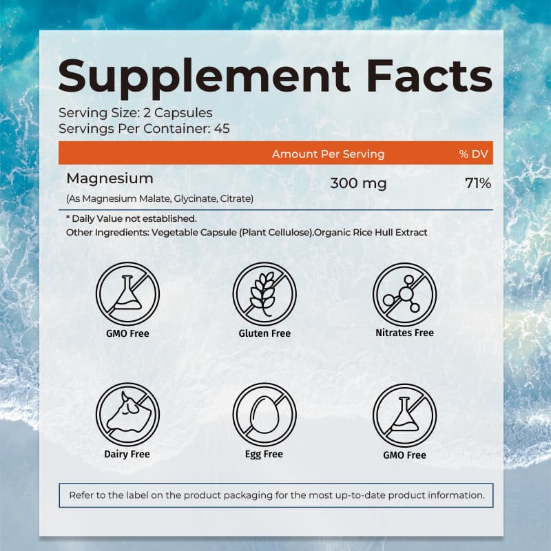 Triple Magnesium Capsules Manufacturer - Glycine Malic Citric