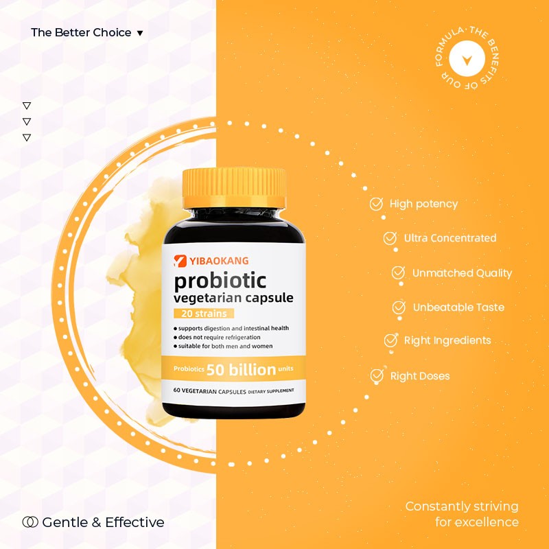 Probiotics Capsules Manufacturer - 500 Billion Units Vegetarian