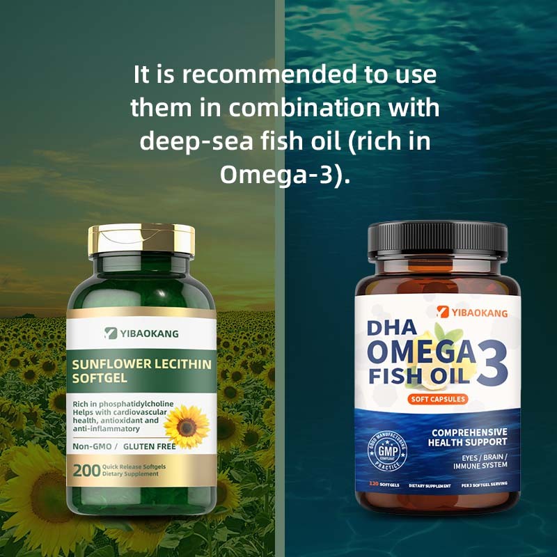 Sunflower Lecithin Softgel Manufacturer - 2400mg Cardiovascular