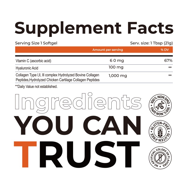 Multi Collagen Pills Manufacturer - Hydrolyzed Peptides