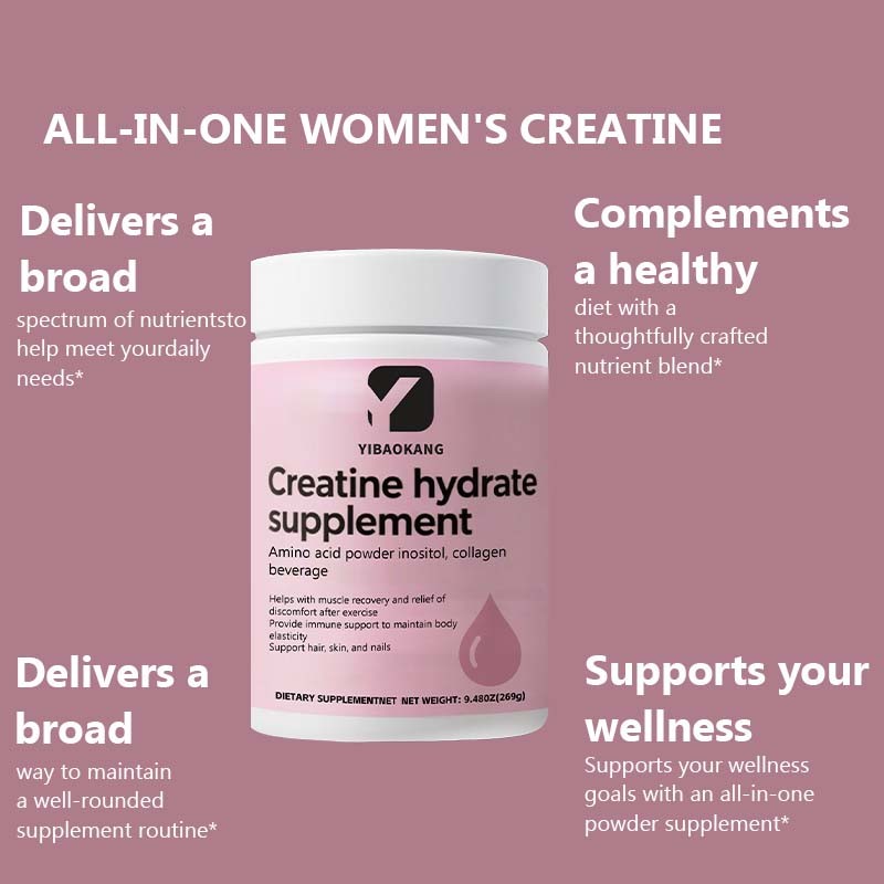 Female Creatine Powder Factory - Hair Skin Nails Support