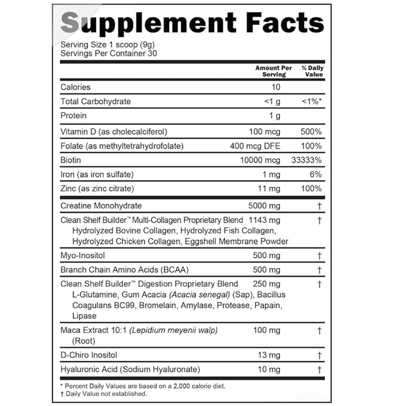 Female Creatine Powder Factory - Hair Skin Nails Support