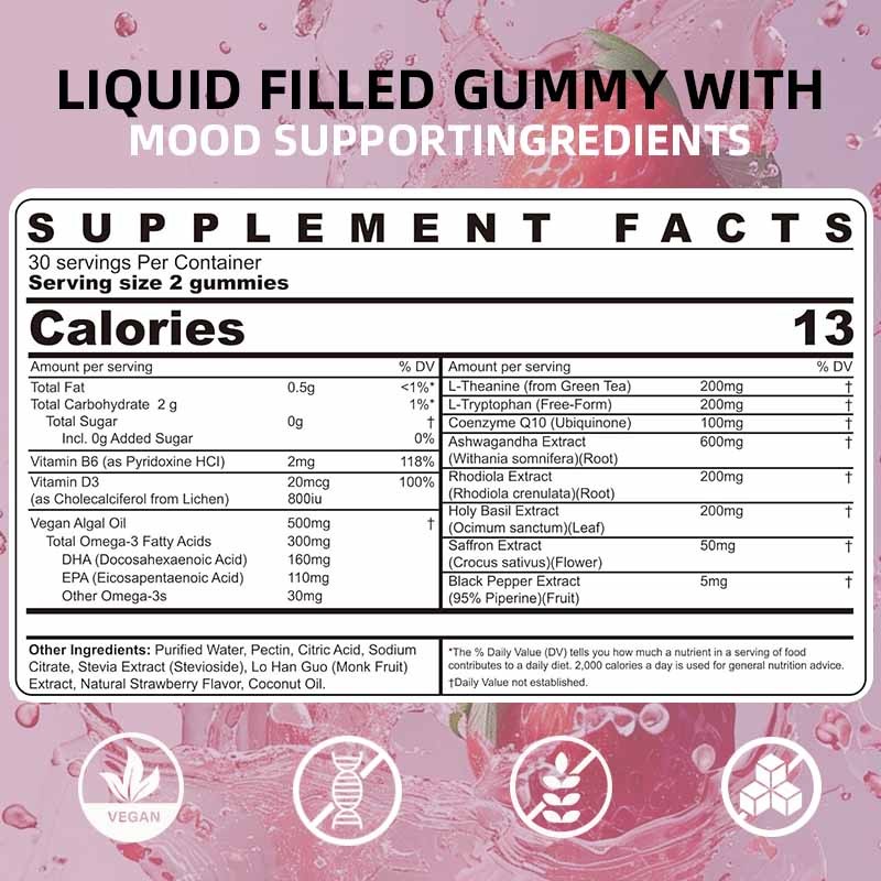 Relaxing Soft Candy Factory - L-Theanine D3 Omega-3