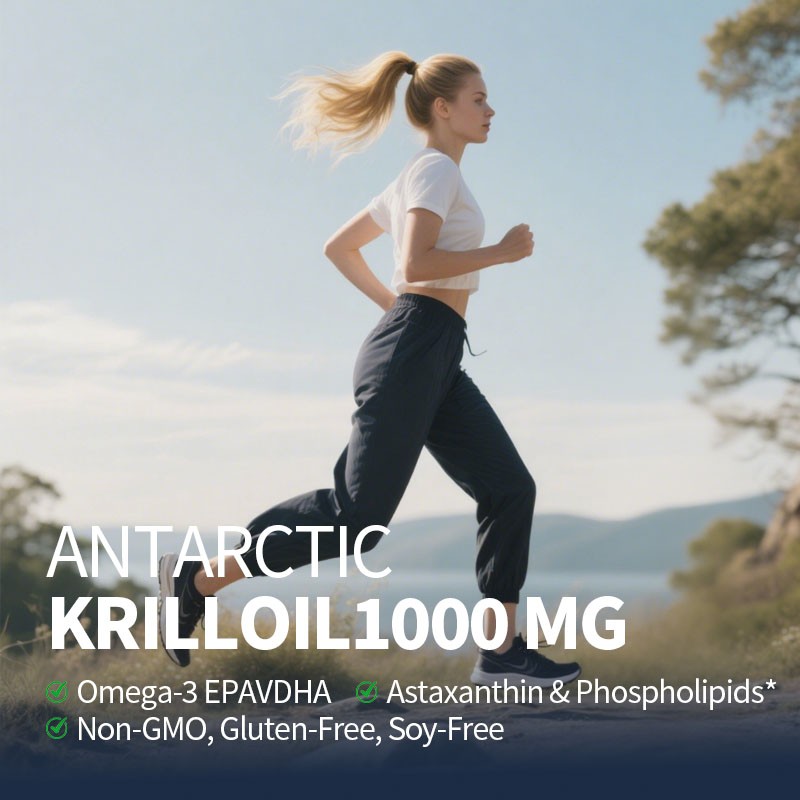 Antarctic Krill Oil Capsules Manufacturer - 1000mg 120 Pieces
