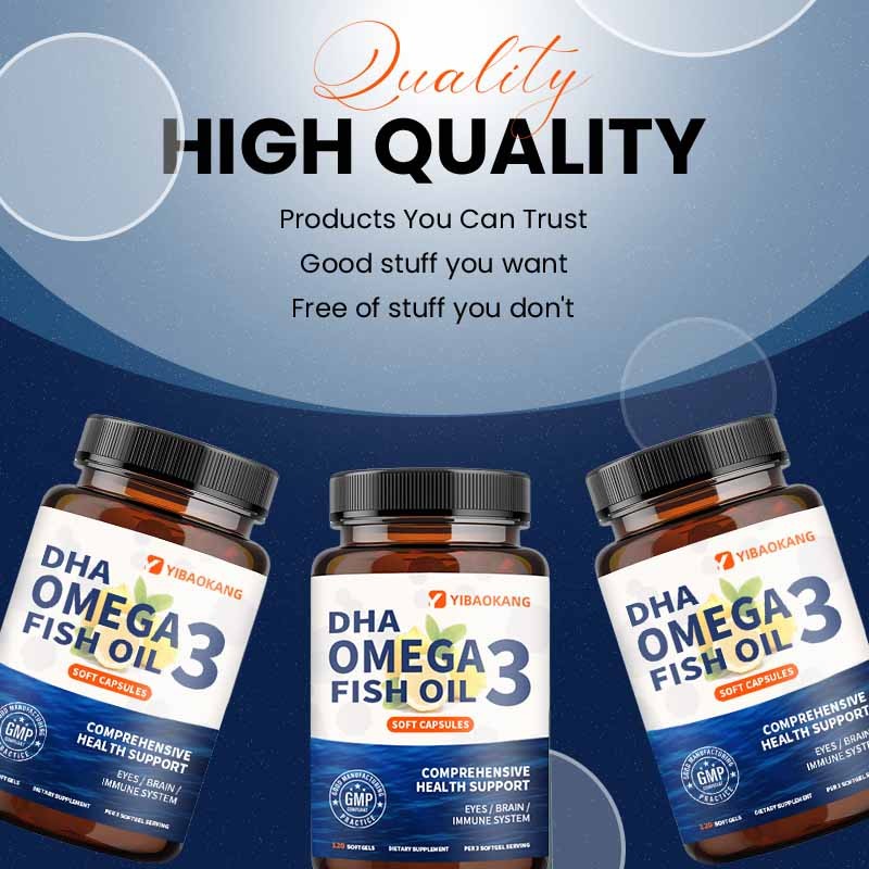 DHA Omega 3 Softgel Manufacturer - Eye Brain Immune System