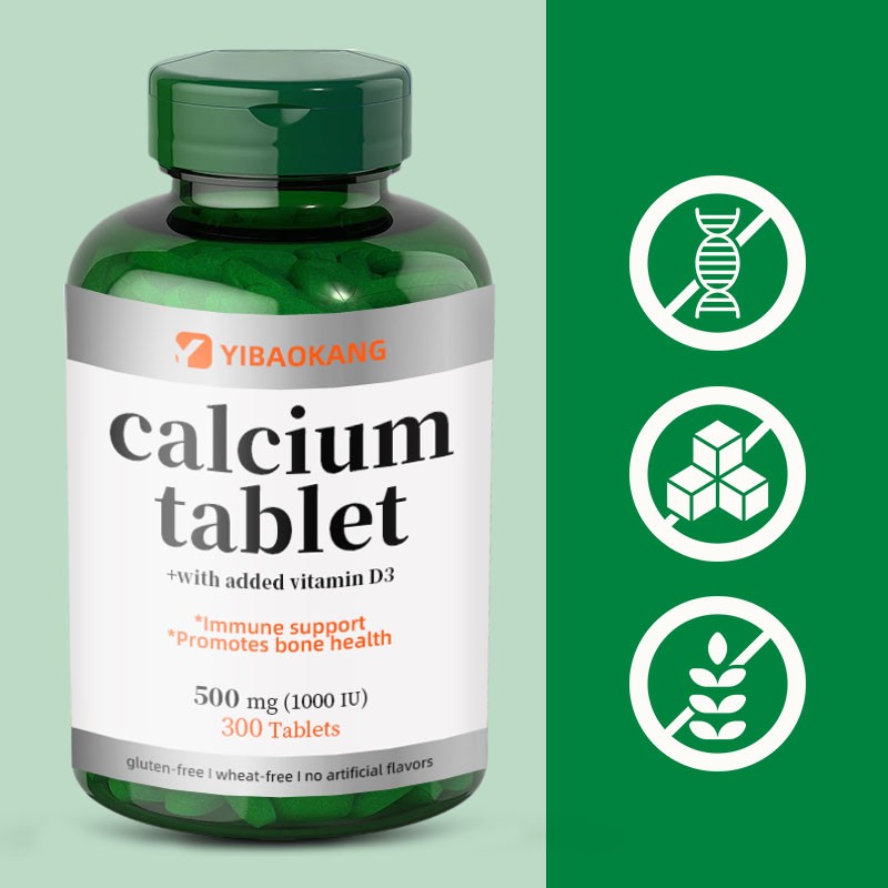 Calcium Vitamin D3 Tablets Manufacturer - 500mg Bone Health