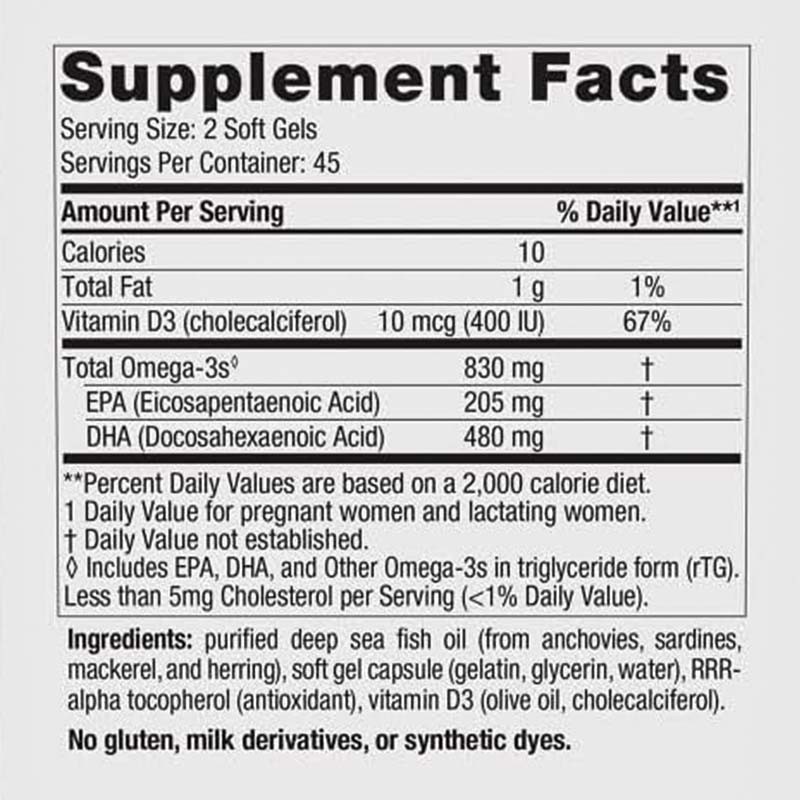 DHA Omega 3 Softgel Manufacturer - 480mg Vitamin D3 Pregnancy