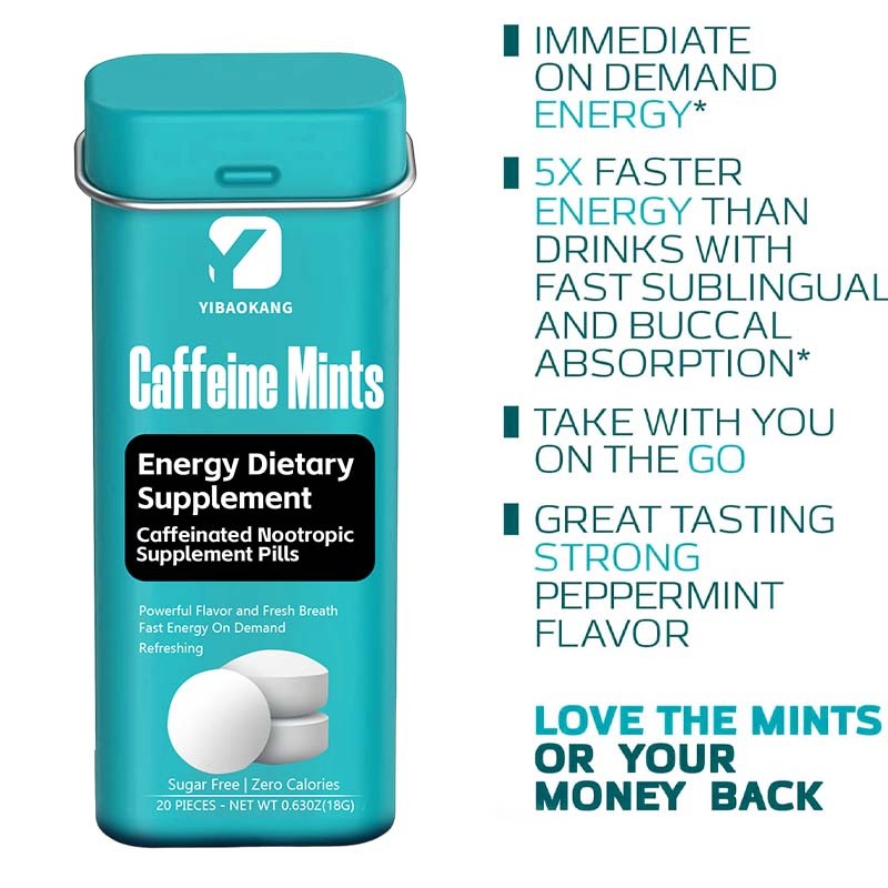 Caffeine Mints Factory - Energy Fresh Breath Nootropic
