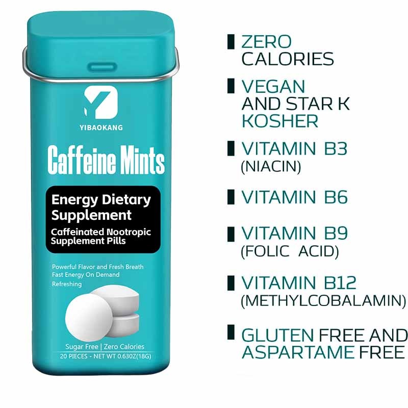Caffeine Mints Factory - Energy Fresh Breath Nootropic