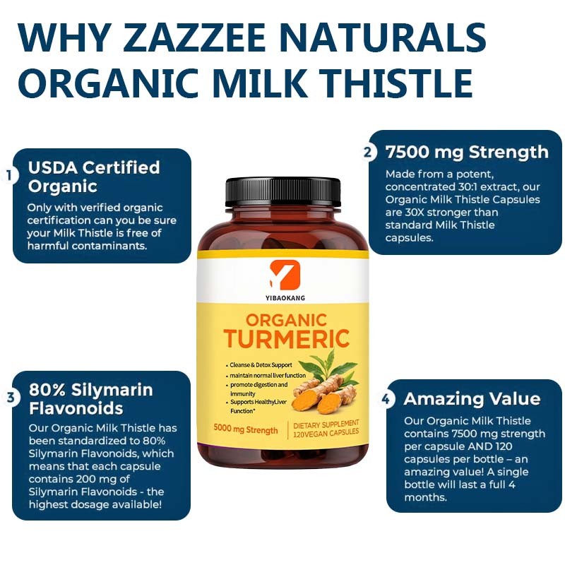 Organic Turmeric Capsule Supplier - Liver Cleanse Detox