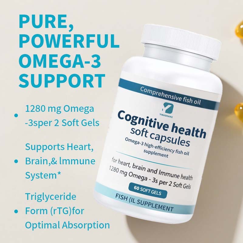 Omega 3 Fish Oil Capsules Factory - 60 Capsules Joint Health