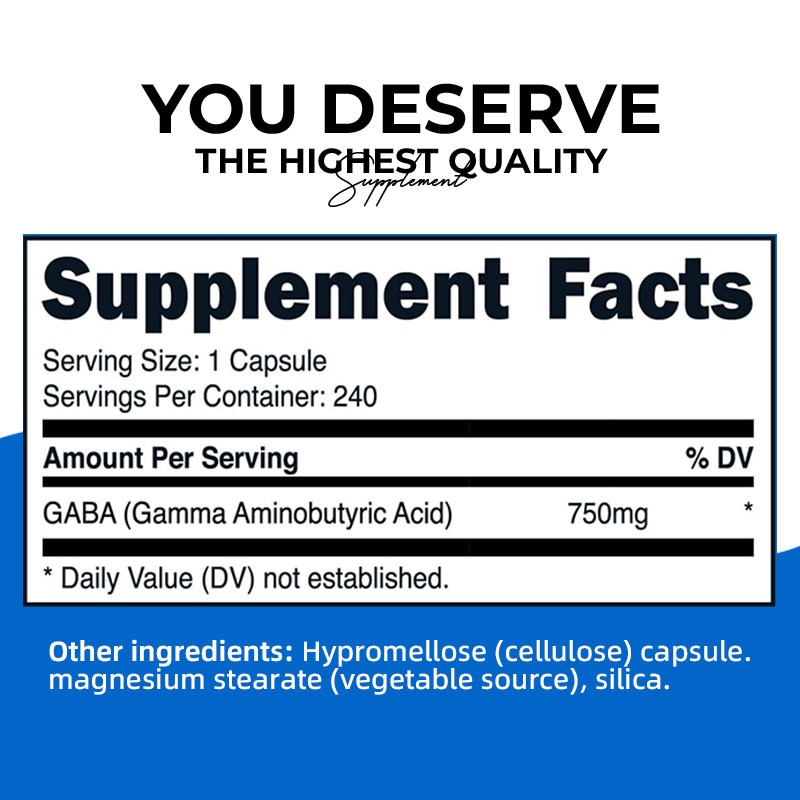 GABA Amino Acid Capsules Manufacturer - Promote Relaxation
