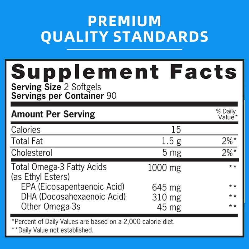 Fish Oil Mini Softgels Supplier - 1000mg EPA DHA Heart