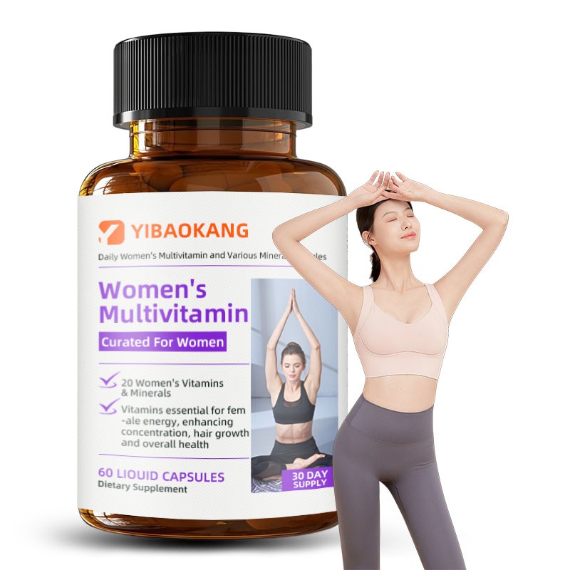 Women's Multivitamin Capsules Factory - Liquid B12 Zinc Iron