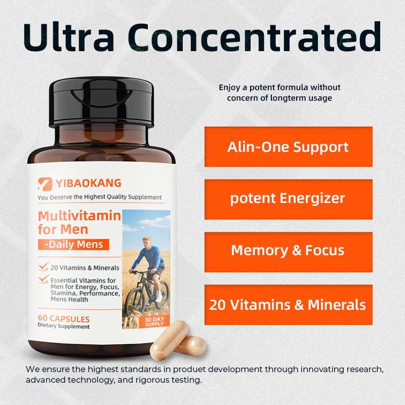 Men's Multivitamins Supplier - Energy Focus Stamina