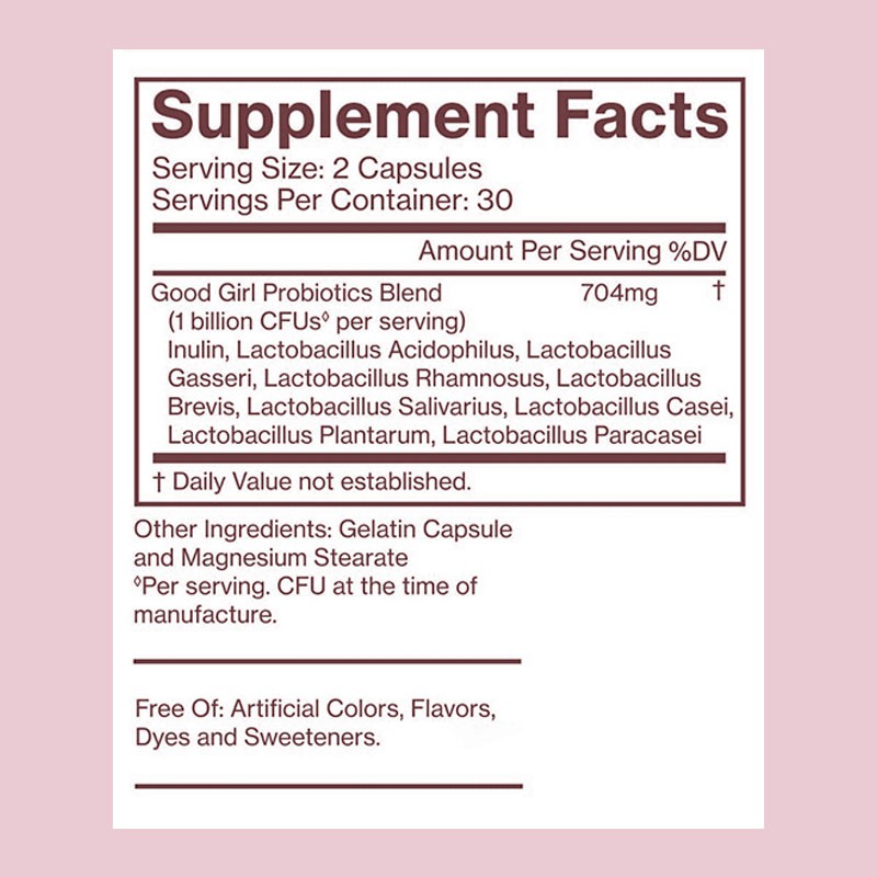 Vaginal Probiotics Capsule Supplier - pH Balance Urinary