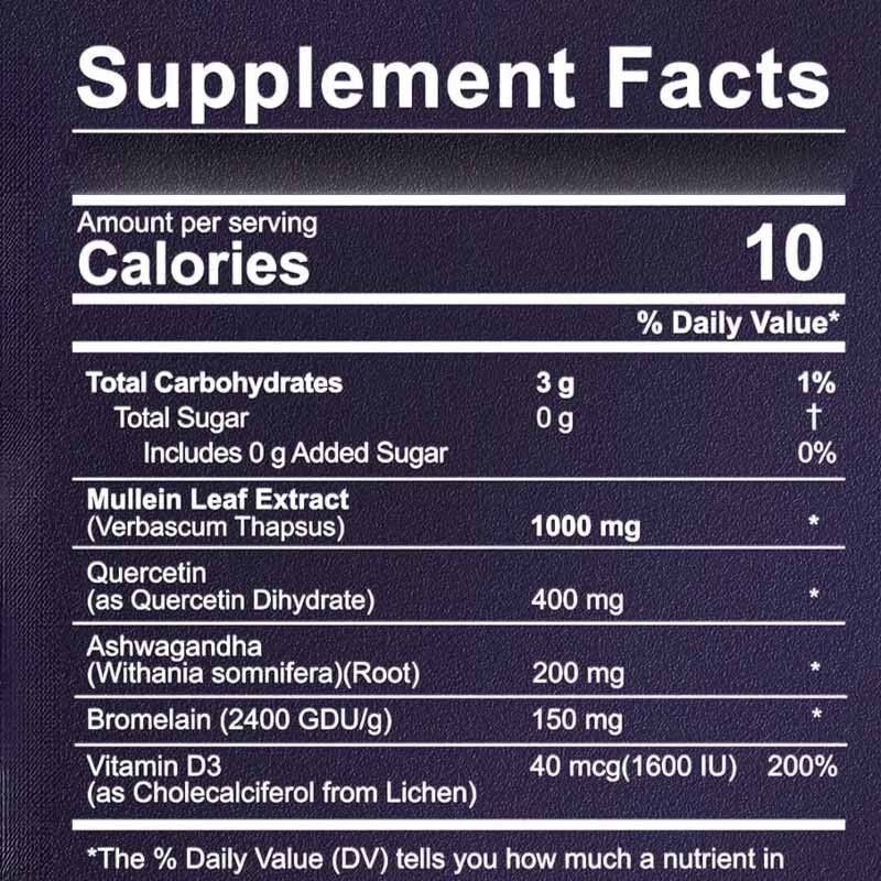 Mullein Leaf Gummies Supplier - Respiratory Health Gummies