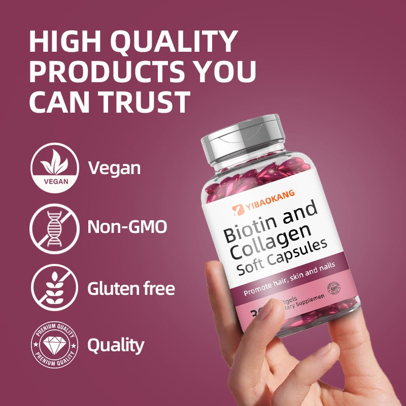 Collagen Hair Skin Nail Vitamins Manufacturer - Biotin Minerals