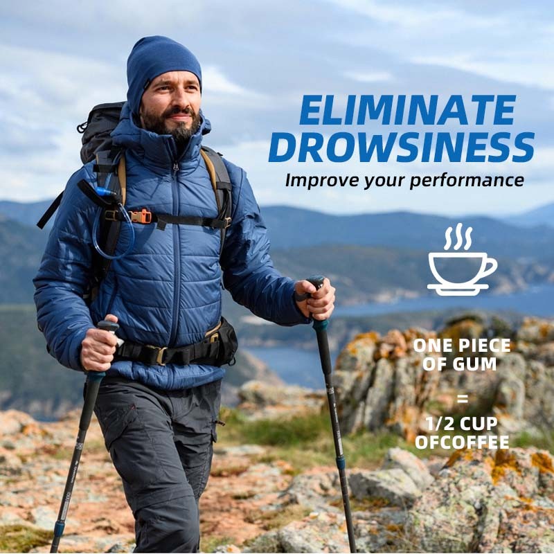 Caffeine Energy Gum Manufacturer - Mint Focus Chewing Gum