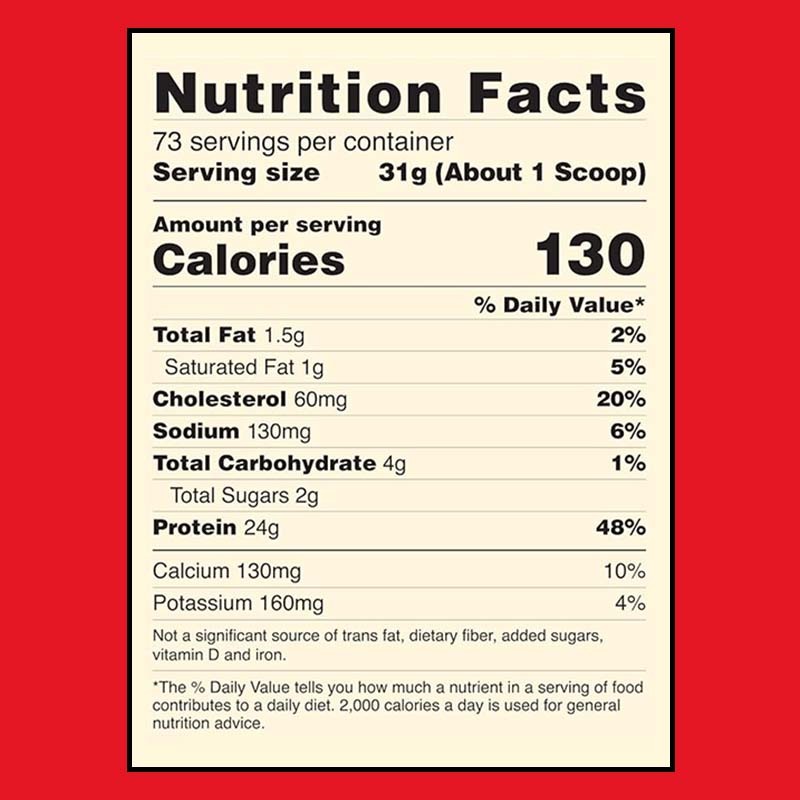 Whey Protein Powder Factory - Banana Cream Lactose Free