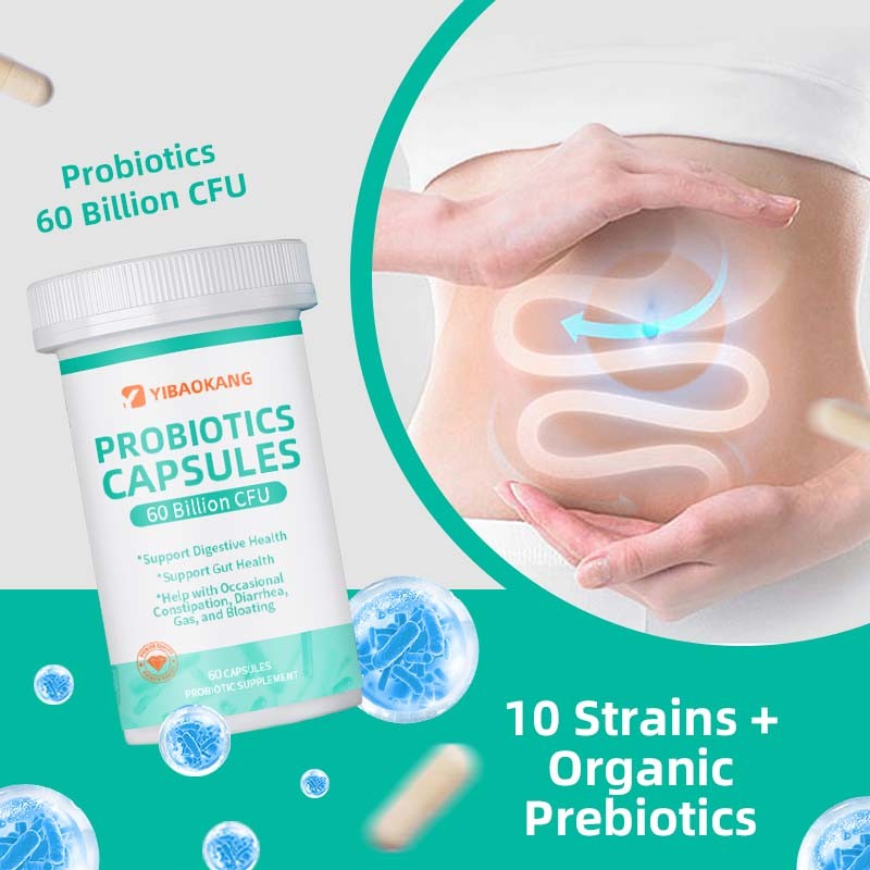 Probiotics Prebiotics Capsules Manufacturer - 60 Billion CFU