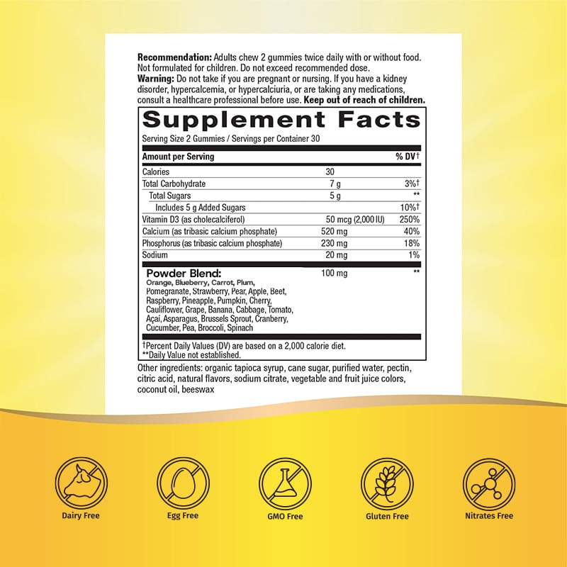 Calcium Vitamin D3 Tablets Factory - Pomegranate Raspberry