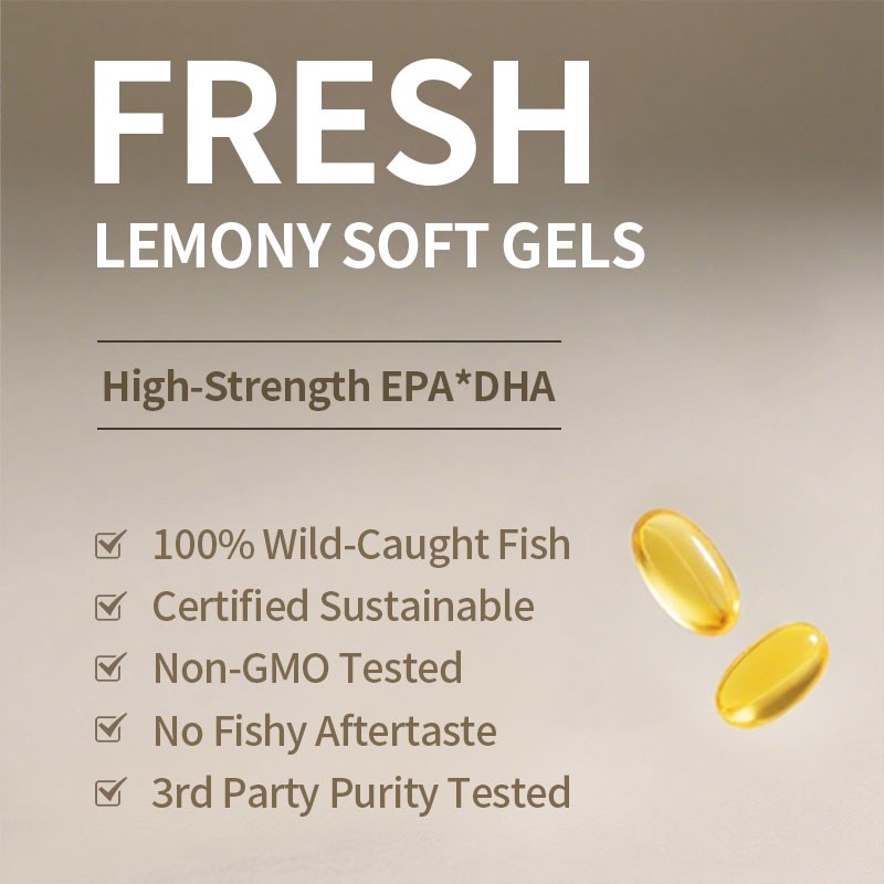 Omega 3 Fish Oil Capsules Factory - 60 Capsules Joint Health