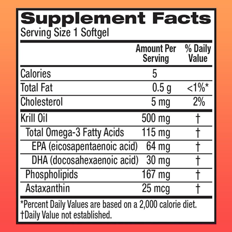 Krill Oil Capsules Supplier - 500mg Heart Brain Support