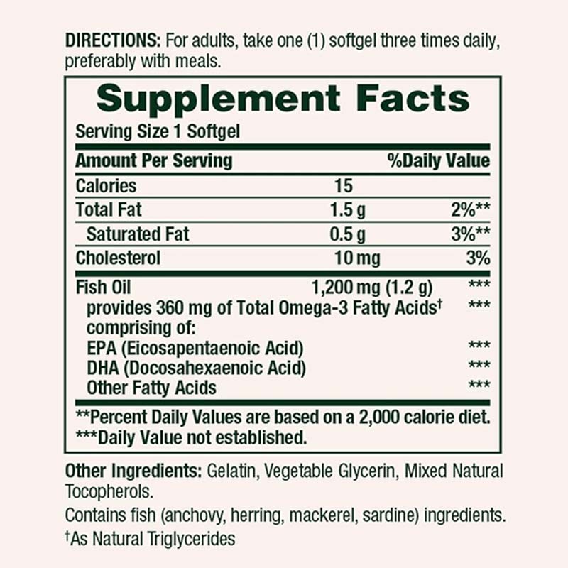 Fish Oil Soft Capsules Factory - 360mg Omega-3 Fatty Acids