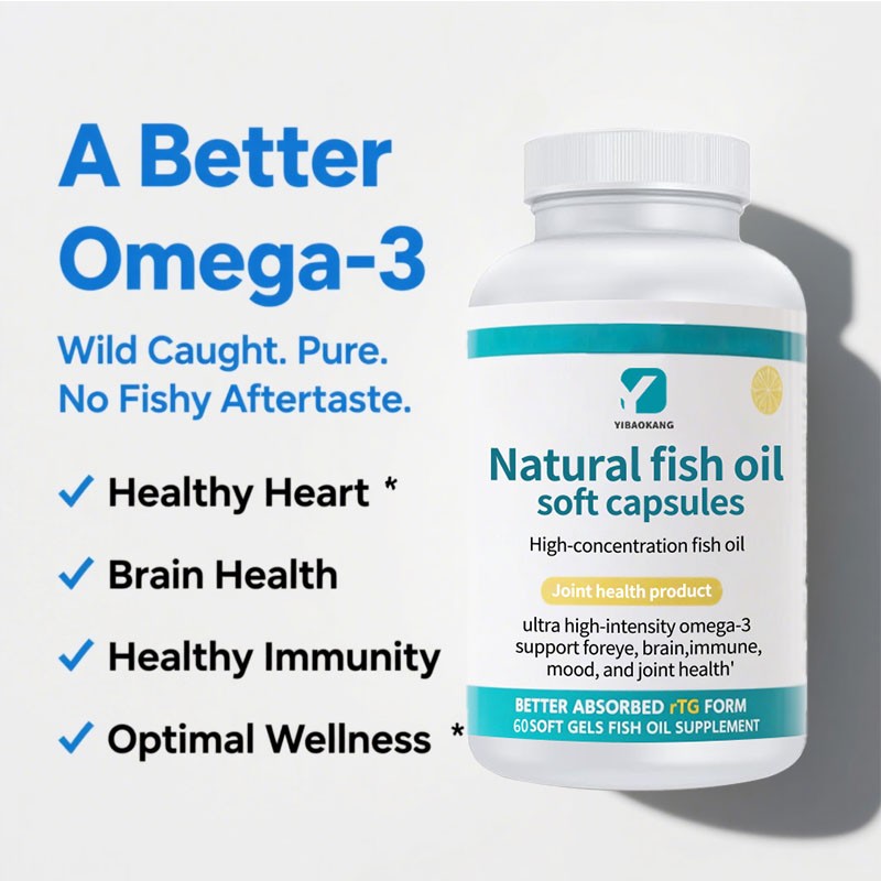 Omega-3 Fish Oil Softgel Supplier - Bulk Cognitive Heart