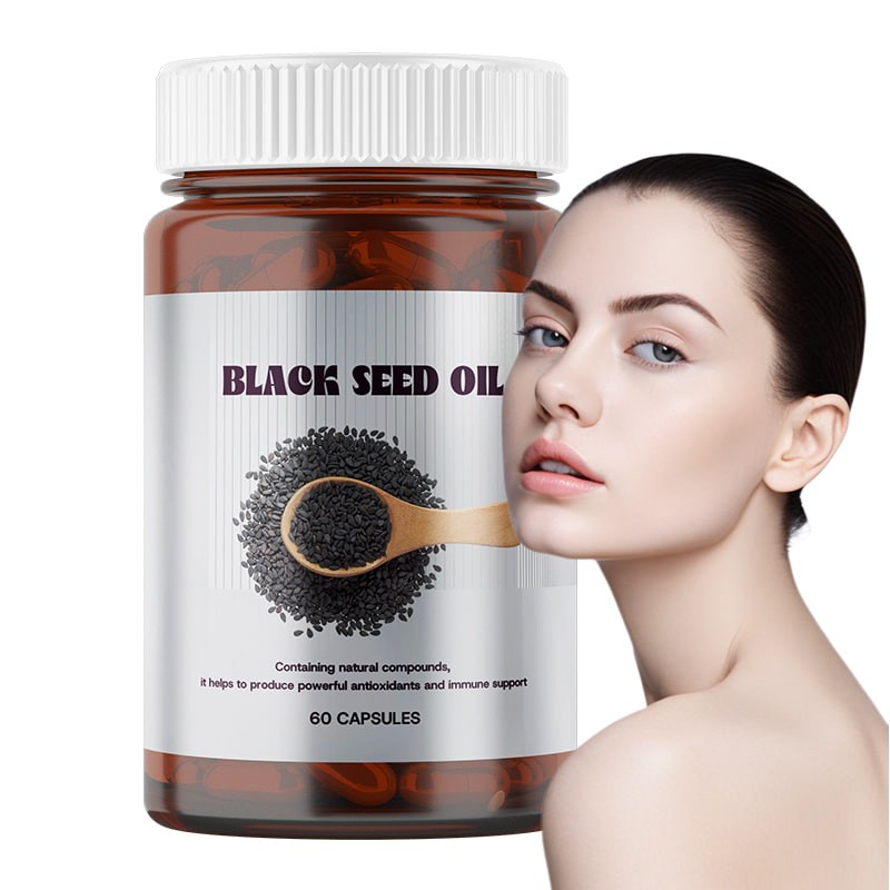 Black Seed Oil Softgel Supplier - 1000mg Vegan Antioxidant