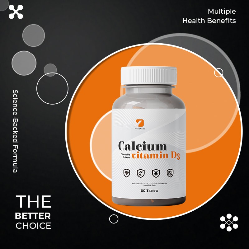 Calcium Vitamin D3 Tablets Factory - Pomegranate Raspberry