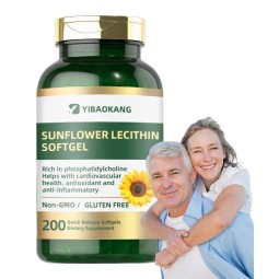 Sunflower Lecithin Softgel Manufacturer - 2400mg Cardiovascular