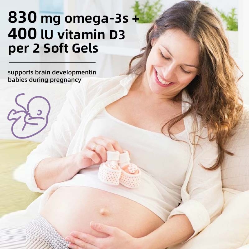DHA Omega 3 Softgel Manufacturer - 480mg Vitamin D3 Pregnancy