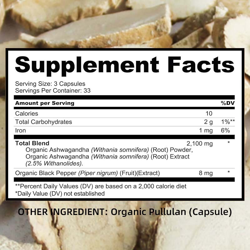 Organic Ashwagandha Powder Manufacturer - Stress Reduction Capsules