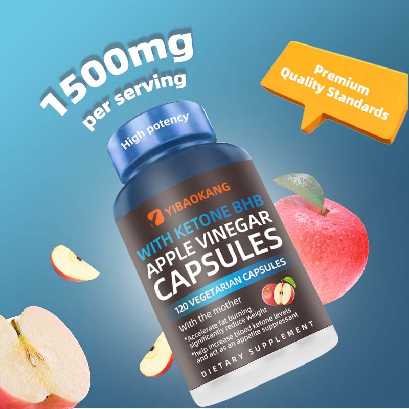 Apple Vinegar Capsules Manufacturer - 1500mg GLP-1 Support