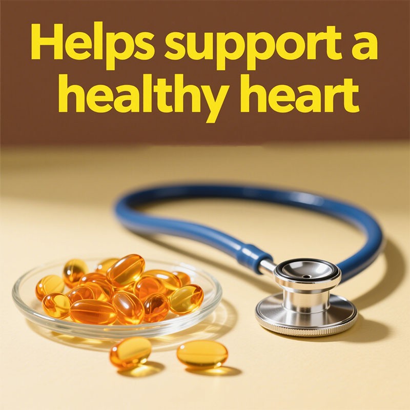 Omega 3 Fish Oil Softgels Supplier - Heart Brain Eye Health