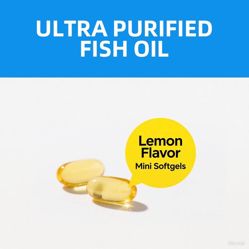 Fish Oil Mini Softgels Supplier - 1000mg EPA DHA Heart