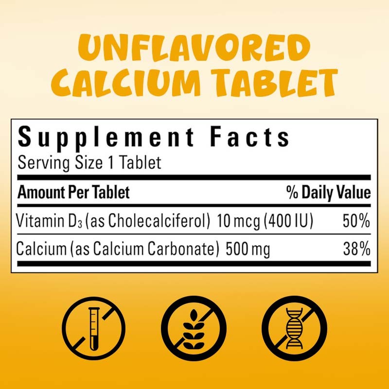 Calcium Vitamin D3 Tablets Supplier - Immune Support Gluten Free