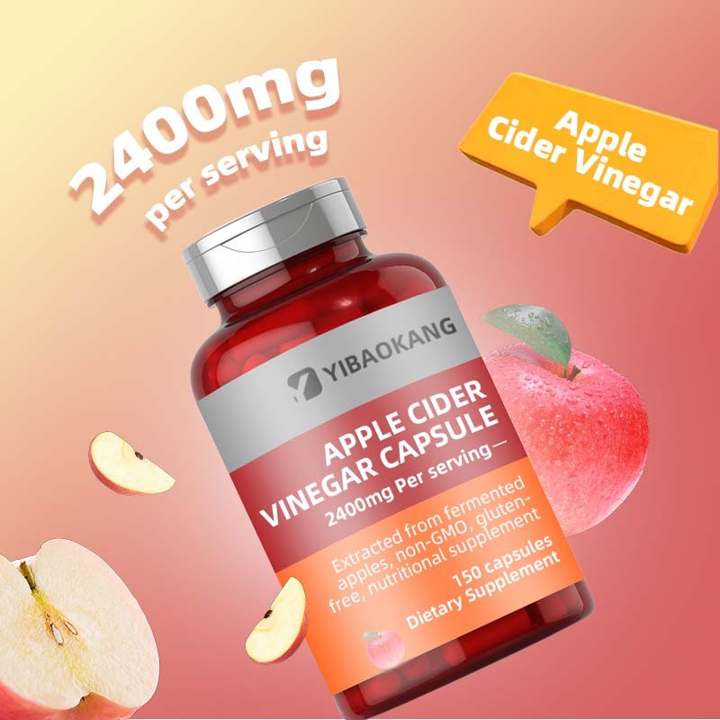 Apple Cider Vinegar Capsules Supplier - 2400mg Intestinal Health