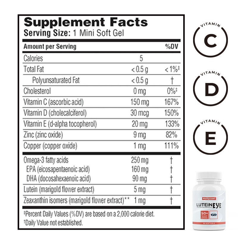 Lutein Softgels Factory - 40mg Carotenoid Softgels