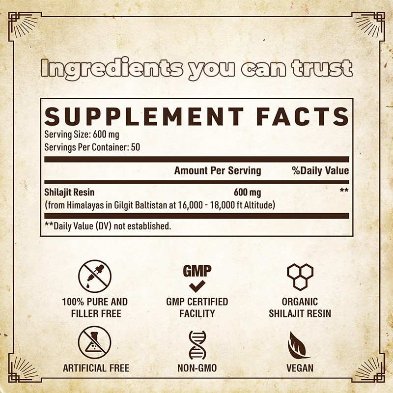 Shilajit Resin Manufacturer - Himalayan Fulvic Acid