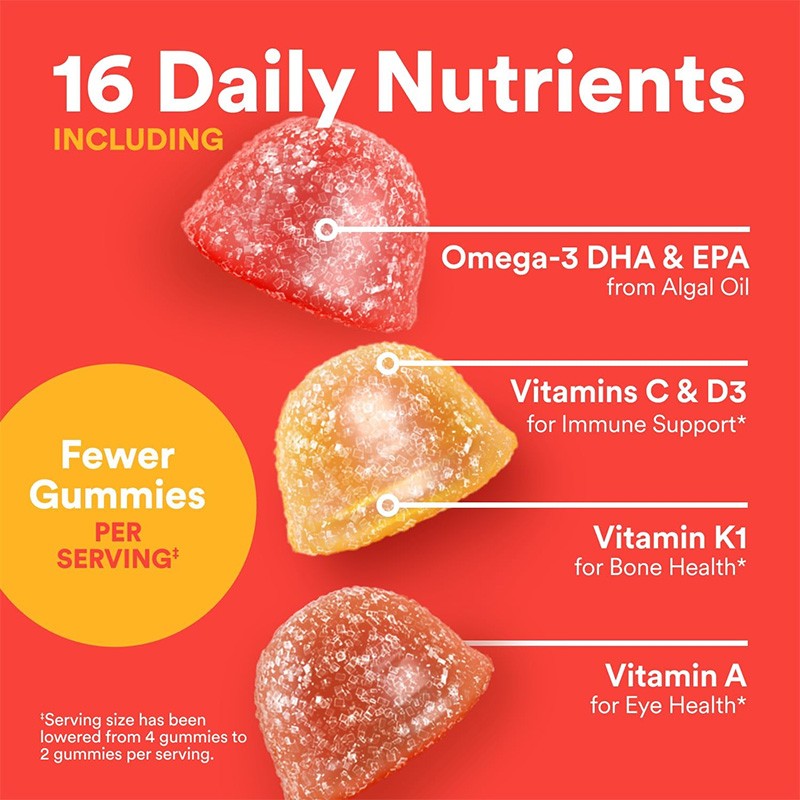 Multivitamin Gummies Factory - OEM Private Label Vegan Omega-3 Children's