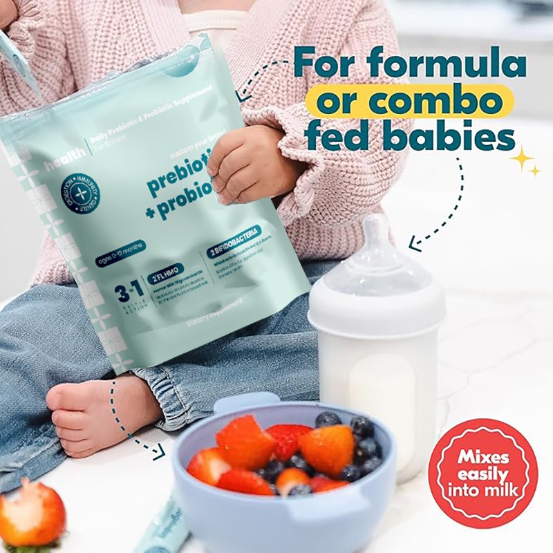 Probiotics Powder Manufacturer - Unflavored HMOs 0-12 Months Baby Prebiotics